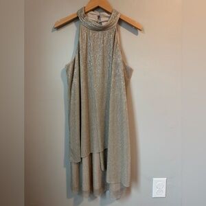 London Times Gold Shimmery Dress